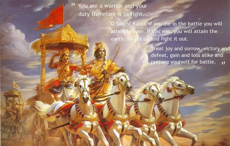 Krishna at Mahabharata war